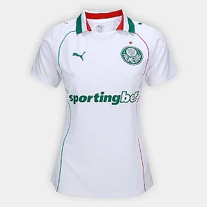 Camisa Feminina Palmeiras Torcedor - 26/27 - Branca - SportingBet