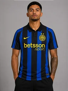 Camisa Inter De Milão I 26/27 Jogador Masculina - Listrada