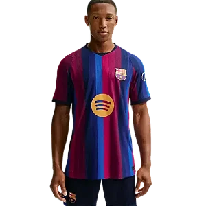 Camisa Barcelona I 26/27 Jogador Masculina - Azul e Grená