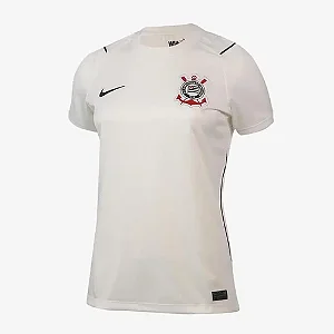 Camisa Corinthians Nike I 2026/27 INVASÃO Torcedora Feminina - Branca