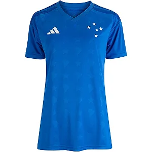 Camisa Cruzeiro I 26/27 Torcedor Adidas Feminina - Azul