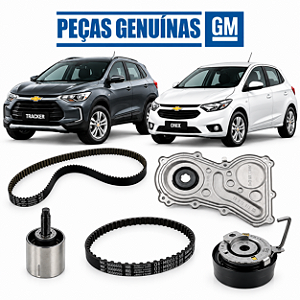 Kit Correia Dentada E Da Bomba De Óleo Original GM Onix Tracker Montana 3 Cilindros