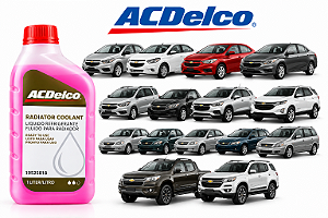Aditivo Radiador Rosa Pronto Para Uso ACDelco GM Original 1L - 19525818