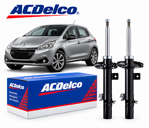 Par de Amortecedores Dianteiros Peugeot 208 2013 a 2019 ACDelco