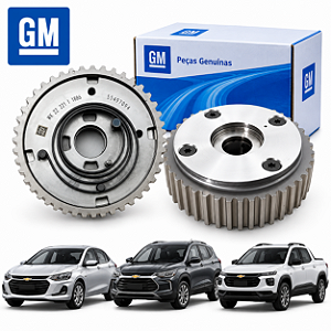 Engrenagem Polia do Eixo Comando de Válvula Onix Tracker Montana Original GM - 55497094