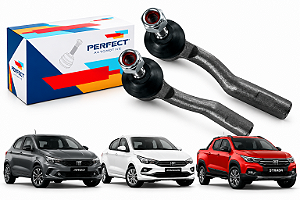 Par Terminal Direção Fiat Argo Cronos Strada 2017 em Diante - Perfect