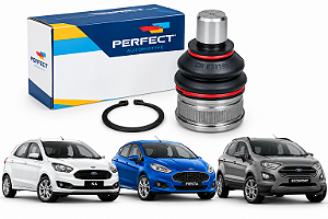 Par Pivô de Suspensão Dianteira Inferior Ford Ka New Fiesta Ecosport - Perfect
