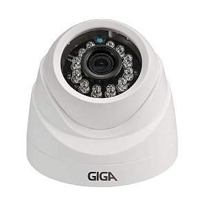 Câmera Giga Dome Infravermelho Alcance 20 Metros AHD Lite 720p Alta Definição
