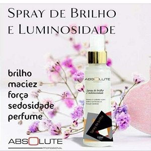 Spray de brilho e luminosidade