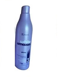 White Amazon Kenzza - Detox e Reposição de Minerais Leave-in Gloss Finalizador 1 litro