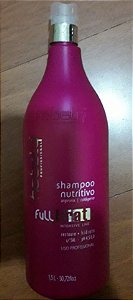 Shampoo Nutritivo Profissional Sem Sal Arginina e Colageno  Full Trat 1,5 litros