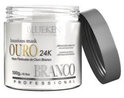 MÁSCARA LUXURIOUS OURO BRANCO BLUEKEN 500G