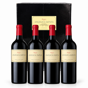 Kit Com 4 Garrafas — Vinho Angélica Zapata Malbec Alta 750ml