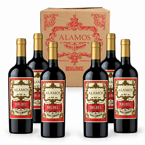 Kit Com 6 Garrafas — Vinho Alamos Malbec 750ml