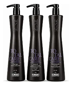 Kit Total Care 1000ml Shampoo Condicionador E Leave-in
