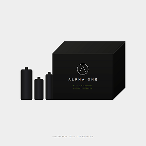 Kit Alpha One · Rotina Completa em 3 Passos