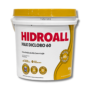Cloro Granulado Hidroall Max Dicloro 60 10kg