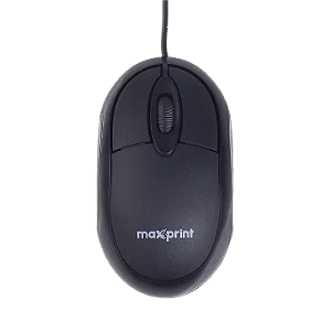 Mouse USB MO1000 Essential com fio 1200 DPI Maxprint