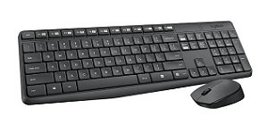Kit Teclado e Mouse sem fio Logitech MK235