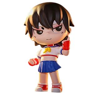 Sakura Street Fighter - Pop Mart Colecionável