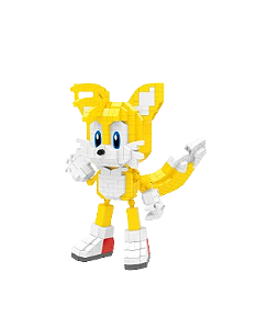 Tails Sonic - Conjunto de Blocos de Montar