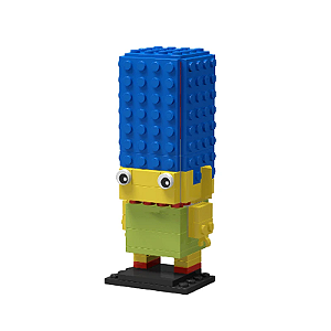 Os Simpsons Marge - Bricks MOC Figure
