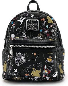 The Nightmare Before Christmas - Mochila Tim Burton em Corino