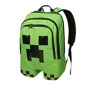 Mochila Escolar Minecraft - Creeper Colecionável