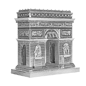 Piececool - Arco do Triunfo em 3D