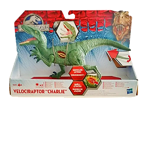 Velociraptor Charlie Dinossauro - Jurassic World Hasbro