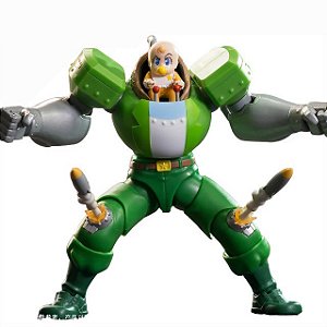 Hoover Babby Head Action Figure - Capitão Comando Capcom Original 52Toys