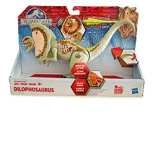 Dilophosaurus Dinossauro - Jurassic World Hasbro