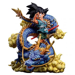 Figure Son Goku e Shenlong - Dragon Ball GT LeaGue Studio
