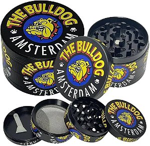 Dichavador Metal 4 Partes 50mm - The Bulldog Amsterdam
