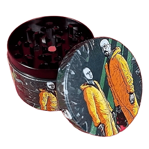 Dichavador de Metal 4 Partes 50mm - Breaking Bad Heisenberg