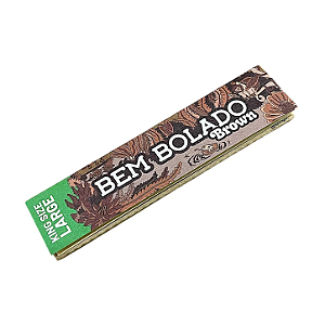 Seda Bem Bolado Brown - King Size Large - Papel Marrom - Original