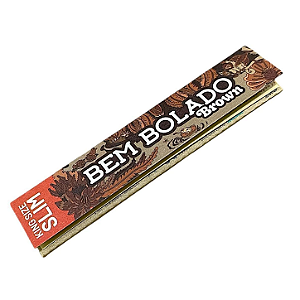 Seda Bem Bolado Brown King Size Slim - Papel Marrom Fino - Natural