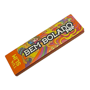 Seda Bem Bolado Pop - 1 1/4 Slim - Edição Psicodélica Colorida