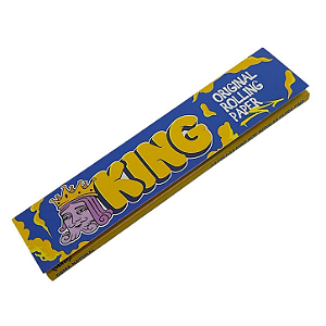 Seda King Original Rolling Paper - King Size - 32 Folhas - Ultrafino - Goma Natural