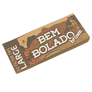 Piteira Bem Bolado Brown Large - 32 Filter Tips - Brown Original