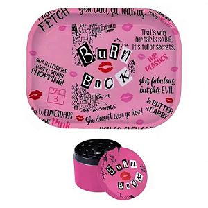 Kit Burn Book - Bandeja + Dichavador Metal 4 Partes