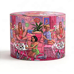 Dichavador Metal 4 Partes 50mm - Girls Pink Session - Edição Amigas
