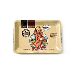 Bandeja Metal RAW Classic Girl - Edição Original