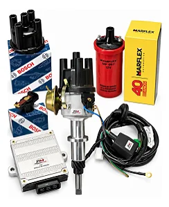 Kit Ignição Opala 4cc Com Tampa + Rotor Bosch Novo Completo