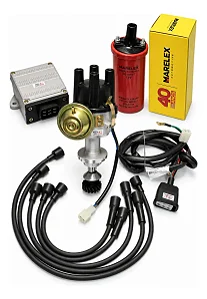 Kit Chevette 1.4 1.6 Ignição + Cabos De Vela+ Bobina Marflex