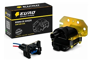 Bobina Ignição + Conector Gol Mi Parati Santana 2pinos Euro