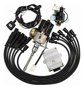 Kit Ignição Eletronica Jeep Willys Rural 6cc + Cabo De Velas