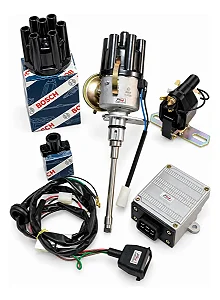 Kit Ignição Jeep Maverick 6cc Com Tampa E Rotor Bosch