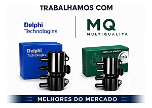 Bobina De Ignição 4 Pinos Gm Corsa 1.0 8v 2001 2002 2003