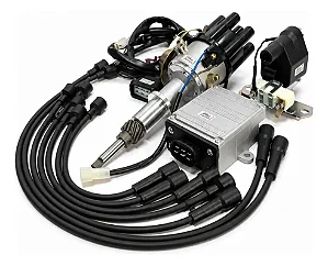 Kit Ignição Eletrônica Opala 6cc Caravan + Cabos De Vela
